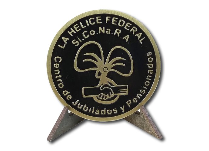 Moneda Jubilados Siconara 7 cm