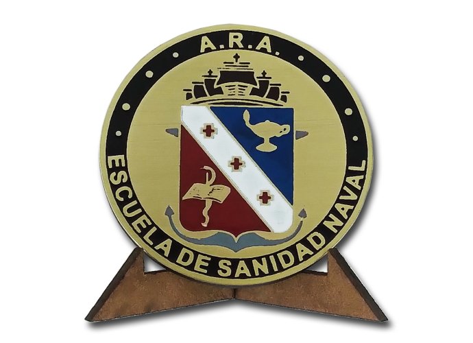 Moneda ARA Escuela Sanidad Naval 7 cm