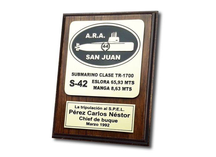 Placa ARA San Juan 13X20 cm