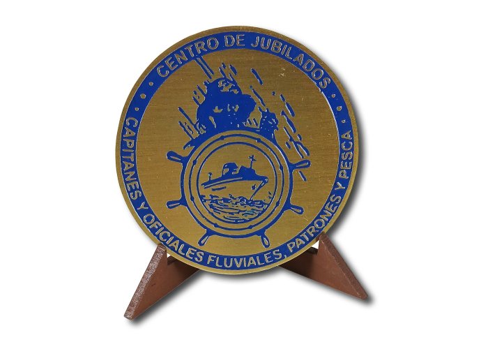 Moneda Centro Jubilados Patrones 7 cm
