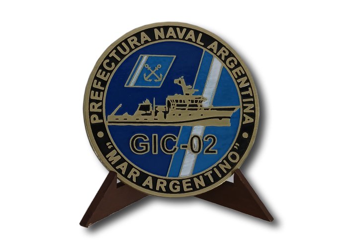 Moneda Prefectura Mar Argentino 7 cm