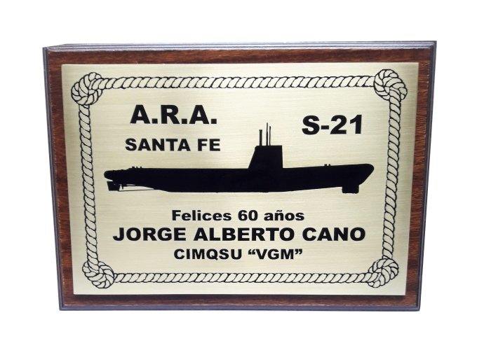 Placa ARA Santa Fé 19x29
