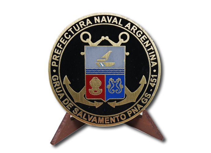 Moneda Prefectura Grúa de Salvamento 7 cm