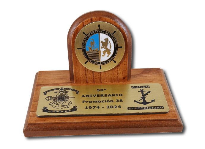 Moneda ESMA 7 cm base 13x20 cm
