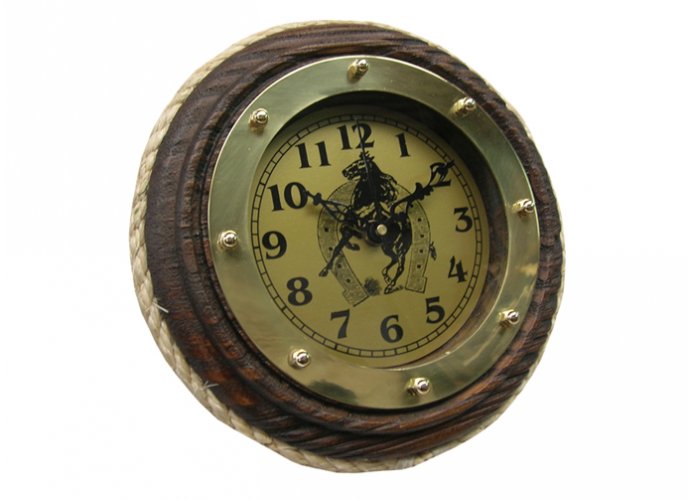 Art. 1050 Reloj aro de madera chico