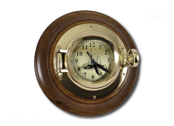 Art. 180 Reloj ojo de buey 16 cm, base 23 cm