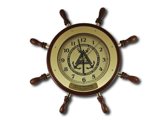 192 Reloj timón grande Prefectura Zona Norte 55 cm