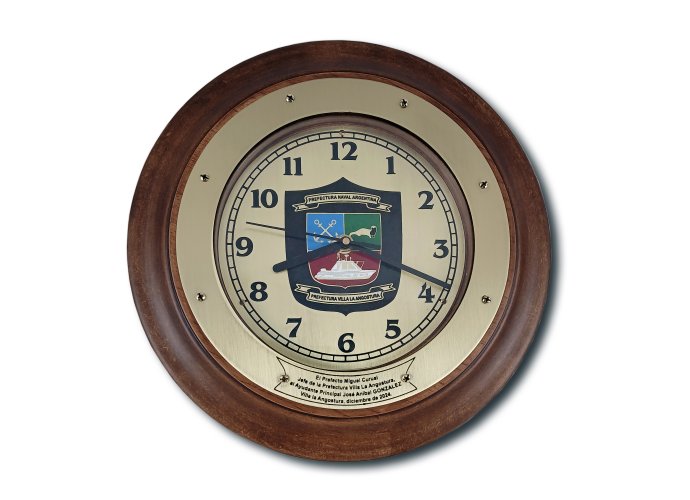 194 Reloj Aro mediano Prefectura Villa La Angostura 30 cm