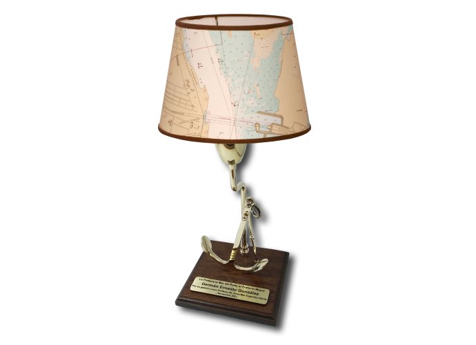 Lámpara ancla n°3 alt 45 cm