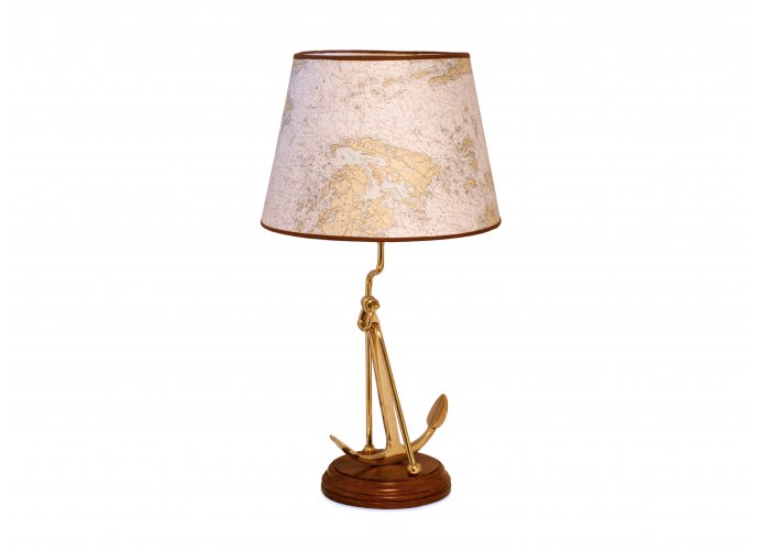 Art 27 Lámpara ancla cepo Nº 4 alt 68 cm