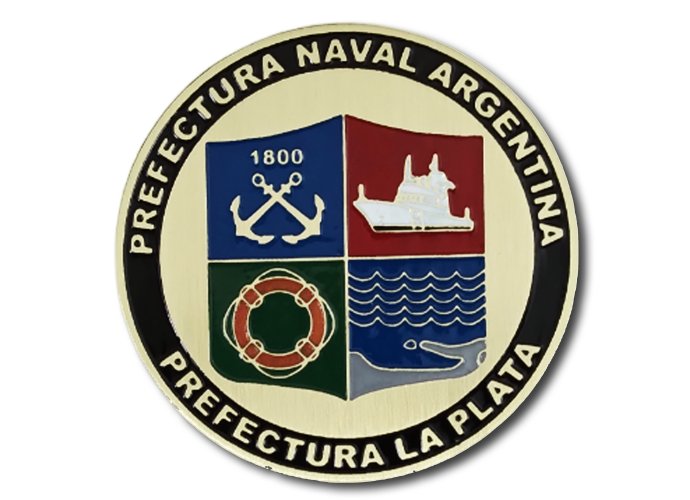 Moneda Prefectura La Plata 7 cm
