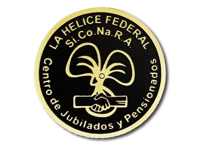 Moneda Jubilados Siconara 7 cm