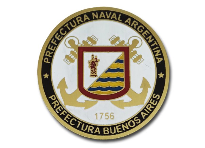 Moneda Prefectura Buenos Aires 7 cm