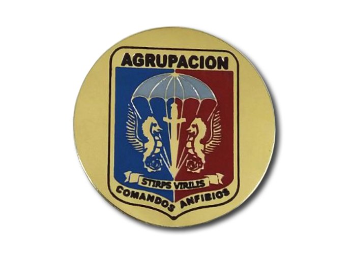 Moneda Agrupación Comandos Anfibios 7 cm