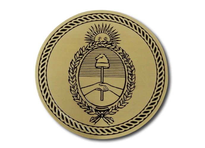 Moneda Escudo Argentino 7 cm