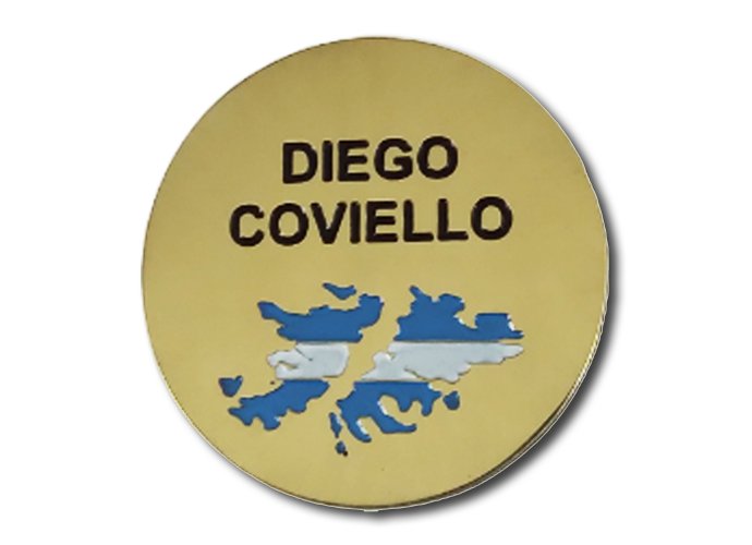 Moneda Malvinas 7 cm