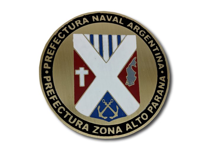 Moneda Prefectura Zona Alto Paraná 7 cm