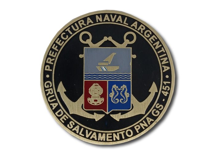 Moneda Prefectura Grúa de Salvamento 7 cm