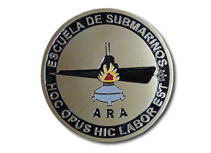 Moneda Escuela de Submarinos 7 cm