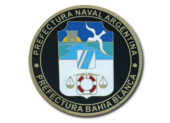 Moneda Prefectura Bahía Blanca 7 cm