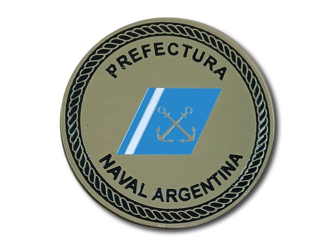 Moneda Prefectura Naval Argentina 7 cm