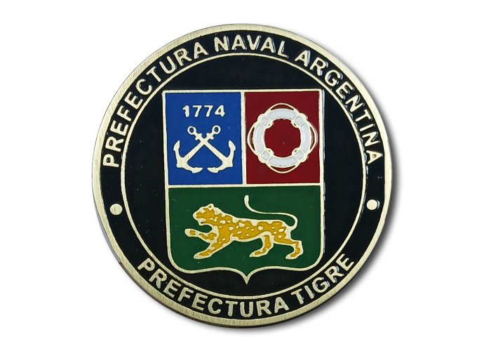 Moneda Prefectura Tigre 7 cm