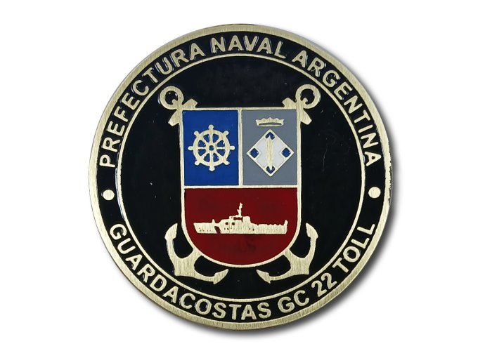 Moneda Prefectura Guarcostas Toll 7 cm