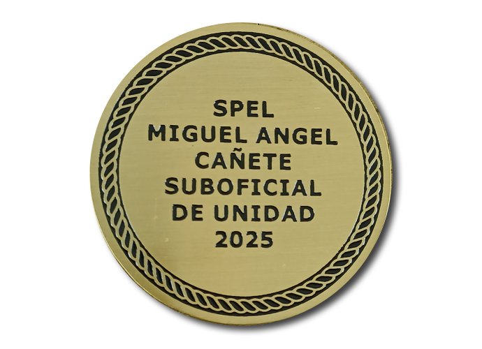 Moneda Suboficial de Unidad 7 cm