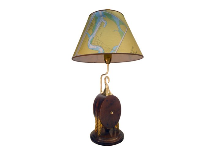 Art 39 Lámpara pasteca grande alt 68 cm
