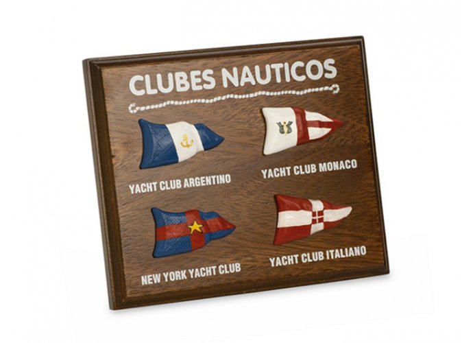 Art. 450 Cuadro clubes náuticos 4 banderas